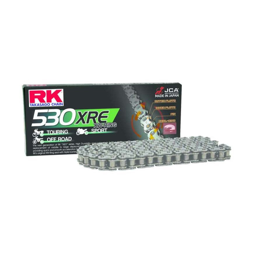 RK Chain 530XRE XW-Ring Motorcycle Chain 130L Natural