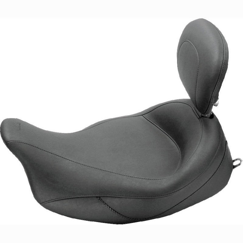 Mustang 08-21 Harley Softail Solo Motorcycle Seat - Black motorcycle seat accessory
