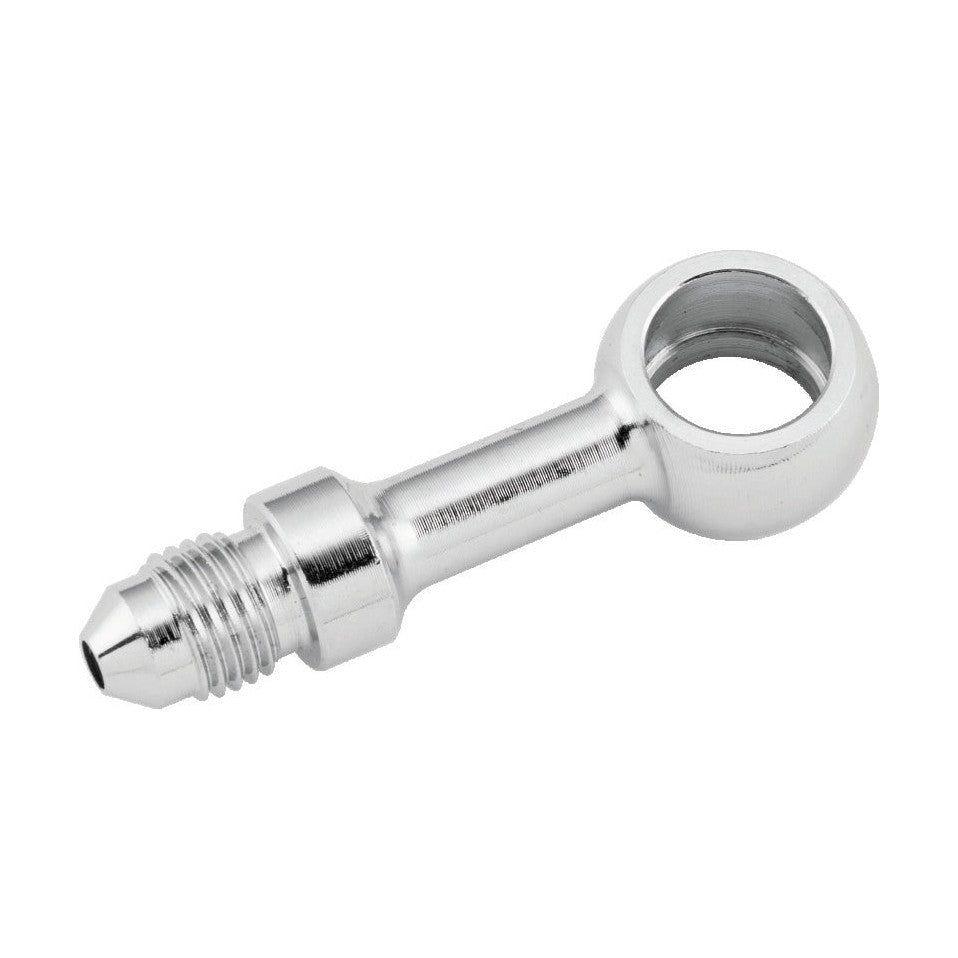 Twin Power Harley Stainless Brake Fitting 7/16 Inch X AN3 Straight