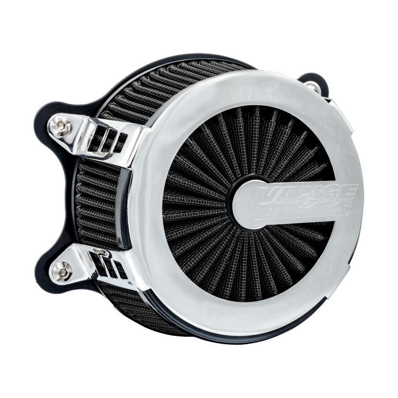 Vance & Hines Harley Touring/Softail Cage Fighter Air Intake Chrome product image