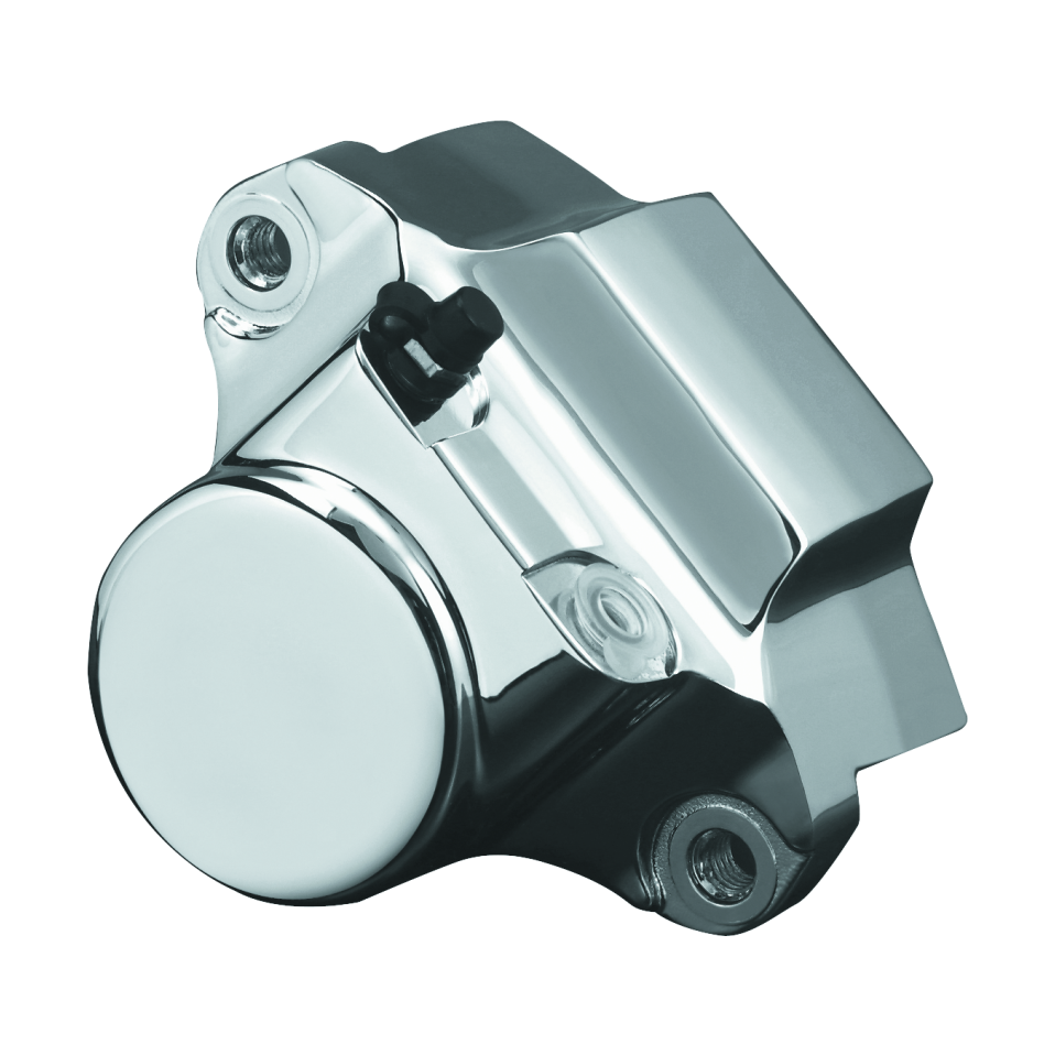 Biker's Choice Big Twin Chrome Rear Caliper Assembly with Pads product image