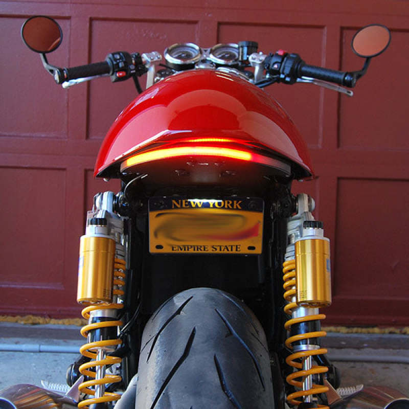 New Rage Cycles Triumph Thruxton 1200/R Fender Eliminator Kit - Tucked sport bike motorcycle upgrade