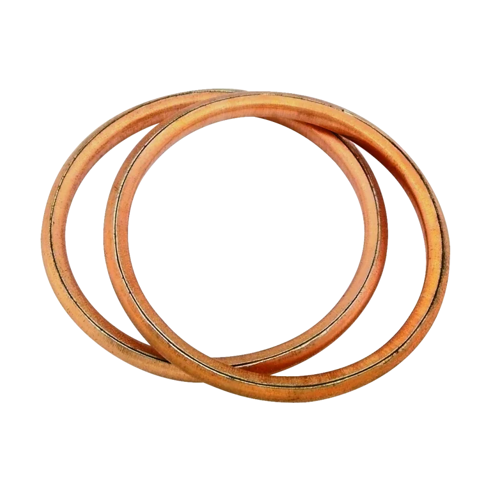 Biker's Choice Shovelhead Choice Round Copper Exhaust Gaskets Pair product image