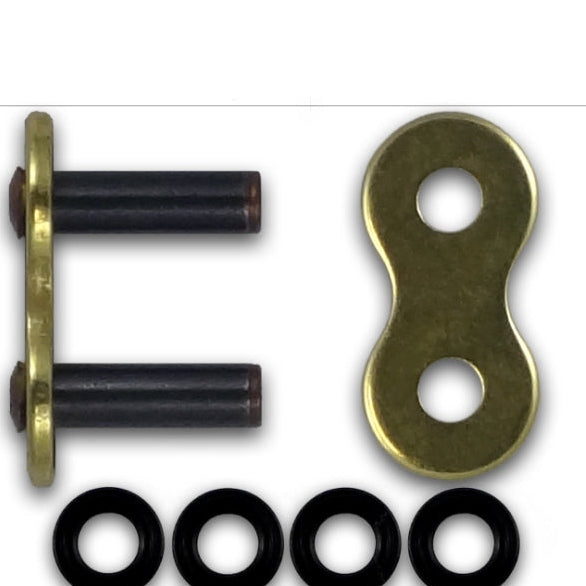 RK Chain 520ZXW Rivet Connecting Link Gold