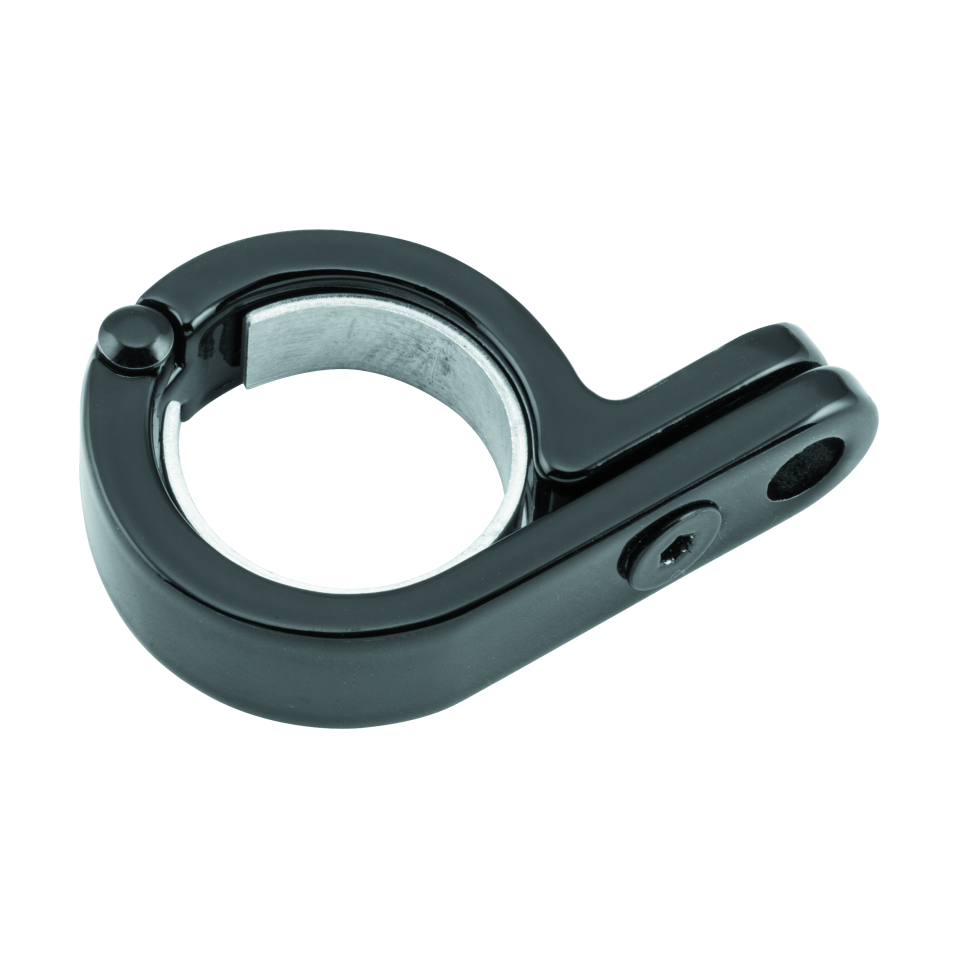 Kuryakyn P-Clamp 1-1/8in-1-1/4in P-Clamp Black