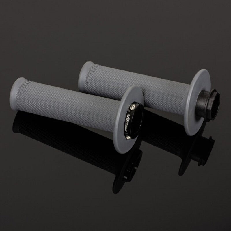 Renthal MX Original Lock On - Medium Full Diamond- Grey MX Grips