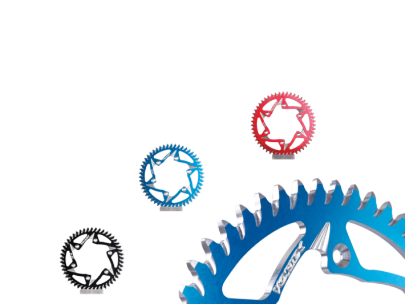 Vortex Racing Aluminum Rear Sprocket 520 48T 435ZK-48 - Black - Vortex Racing motorcycle part