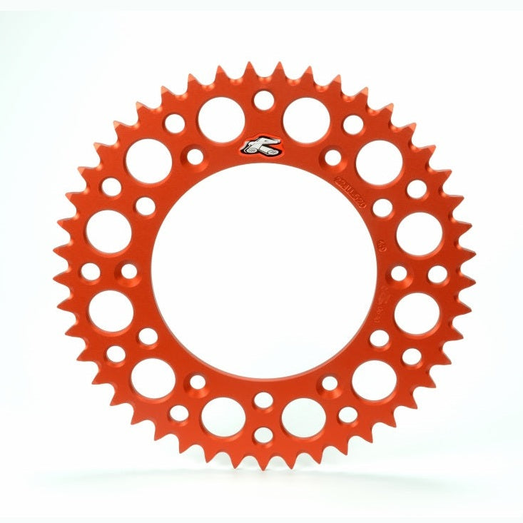 Renthal 21-23 Husqvarna TC 85 Rear Grooved Sprocket - Orange 428-47T