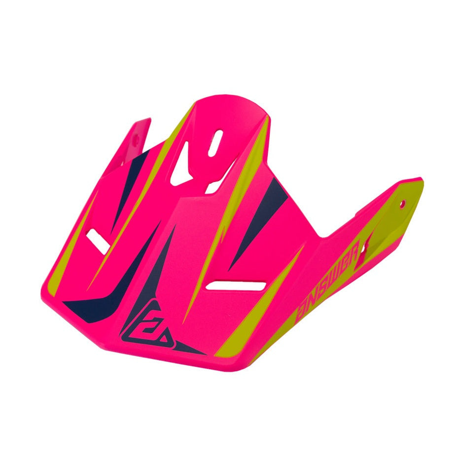 Answer 26 AR1 Mototown Matte Visor - Pink/Hyper Acid/Dark Blue