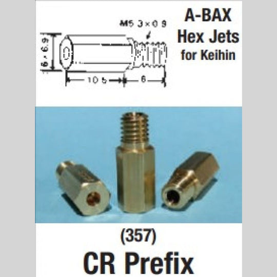 EBC CR200-4 Keihin Hex Carburetor Jets 4-Pack product image 1