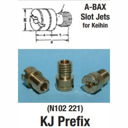 EBC KJ1075-4 Keihin Slot Carburetor Jets 4-Pack product image 1