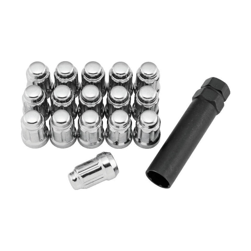 QuadBoss Spline Lug Nuts 12x1.5 Silver