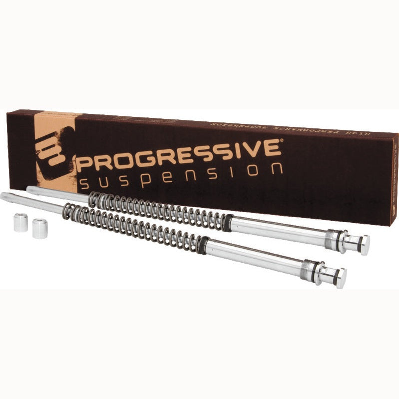 Progressive Harley Touring Monotube Fork Cartridge Kit - Progressive motorcycle suspension