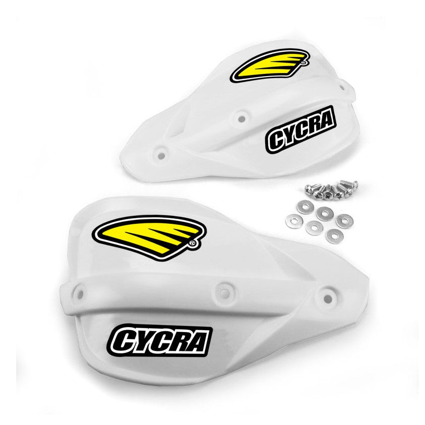 Cycra Enduro Handguard Shield - White - Cycra dirt bike part