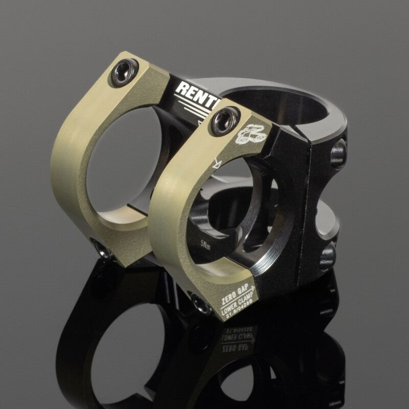 Renthal V2 Apex Stem 31.8 x 31 mm - Black/AluGold