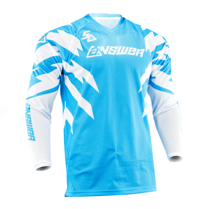 Answer 26 LE Syncron Rizz Vented Jersey Cyan/White/Black Youth - XS