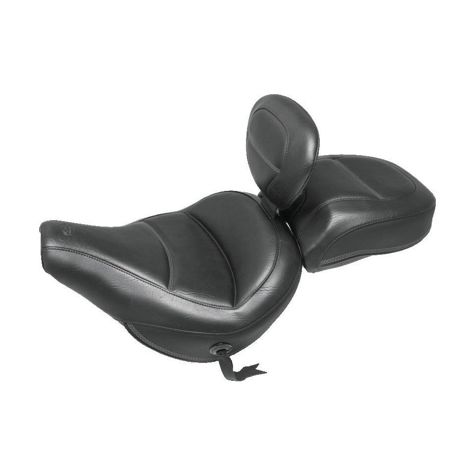 Mustang 18-21 Harley Softail Standard Touring Solo Seat with Backrest motorcycle seat accessory