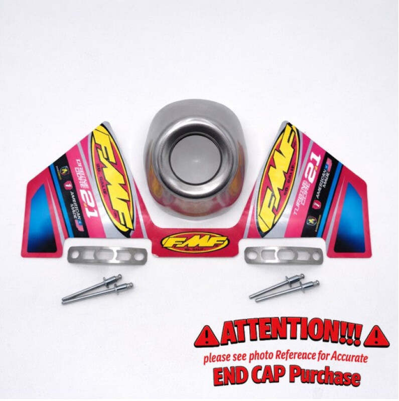 FMF Turbinecore 2.1 Repl. SS Rear Cone Cap - 1.375In