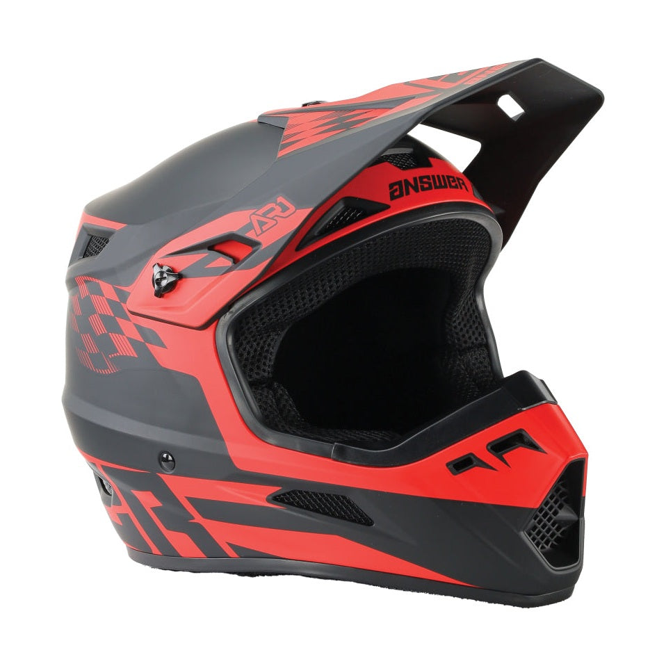 Answer AR1 Sweep Helmet Black/Red - Large