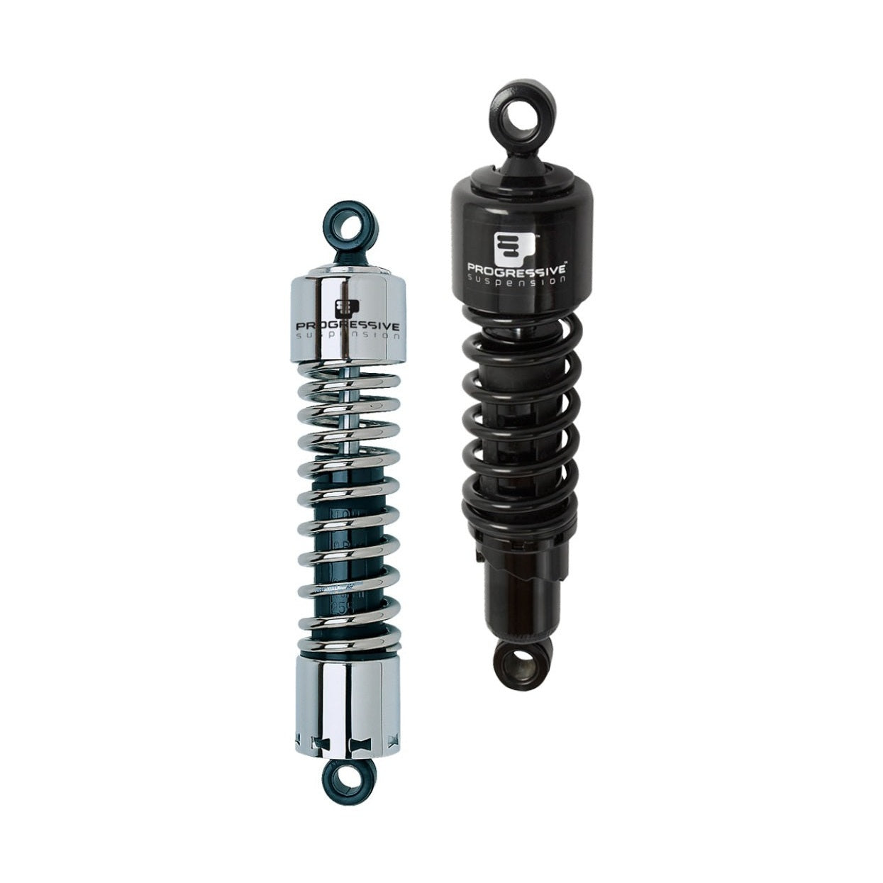 Progressive 412 Series Harley Touring Rear Shocks 13.0in - 412-4077B - Progressive motorcycle suspension