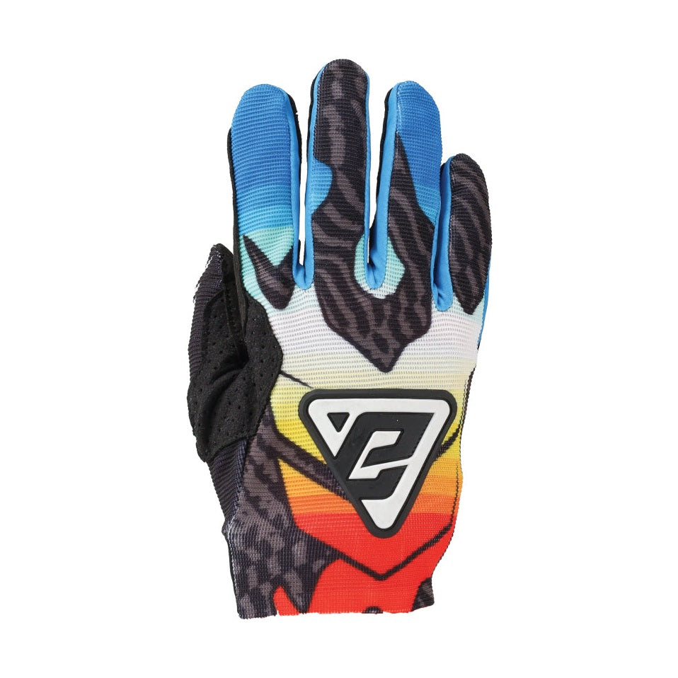 Answer Aerlite Drip Gloves Black/White/Rainbow - Large