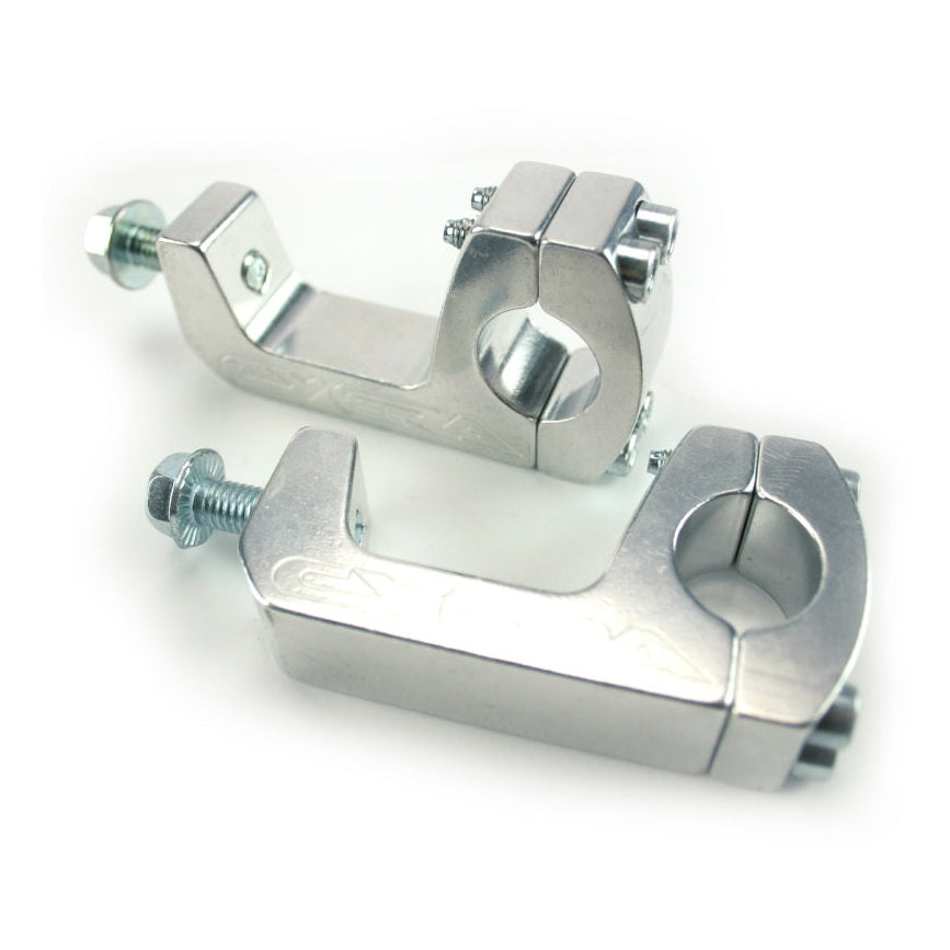 Cycra Standard 7/8-Inch Bar U Clamp - Silver - Cycra dirt bike part