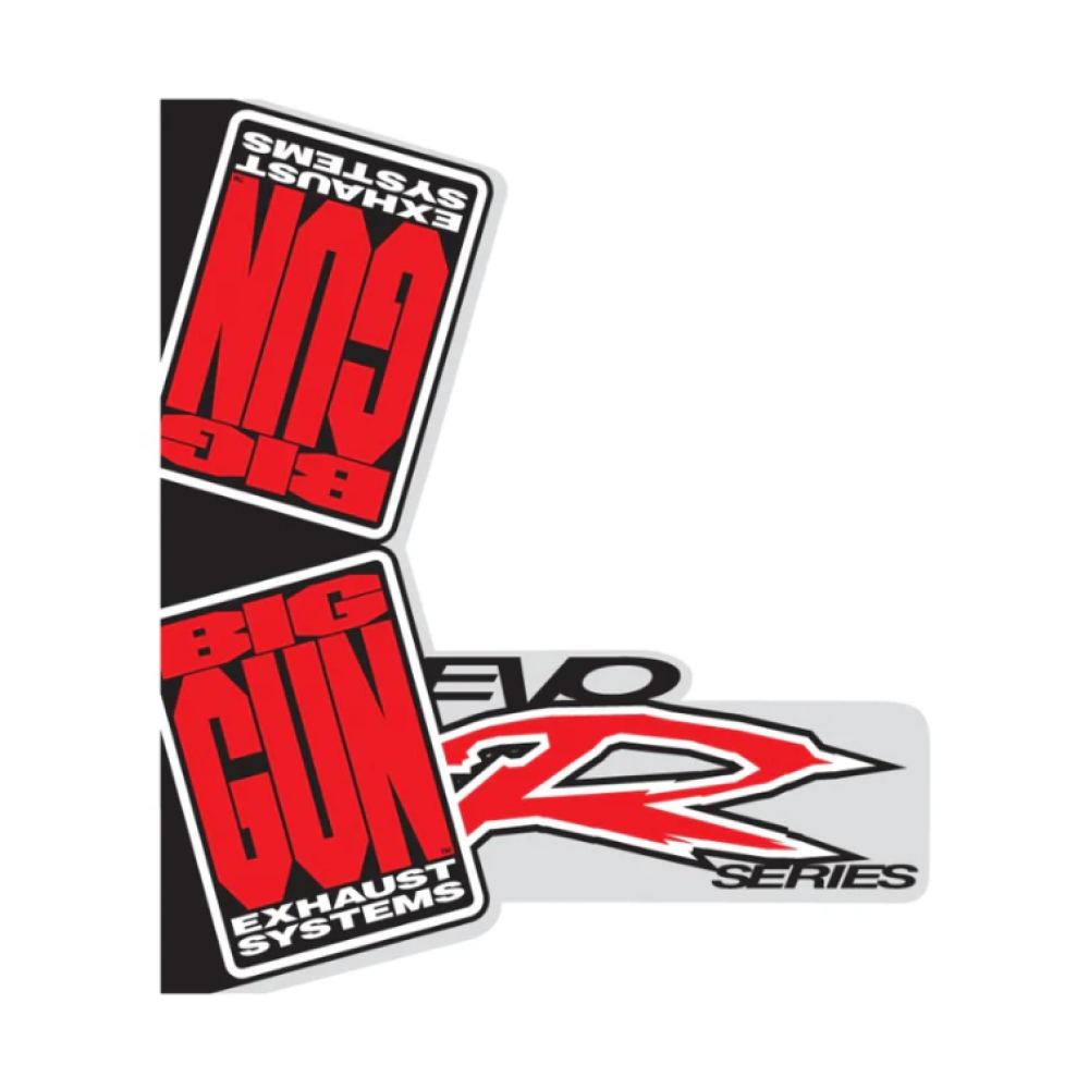 Big Gun EVO R Muffler Wrap Decal