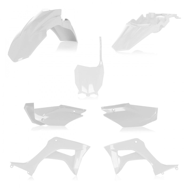 Acerbis Honda CRF110F Full Plastic Kit 2019-2024 - White