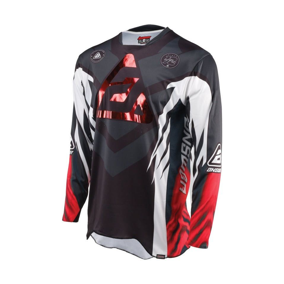 Answer Elite Xotic Jersey Crimson/Black Youth - Small
