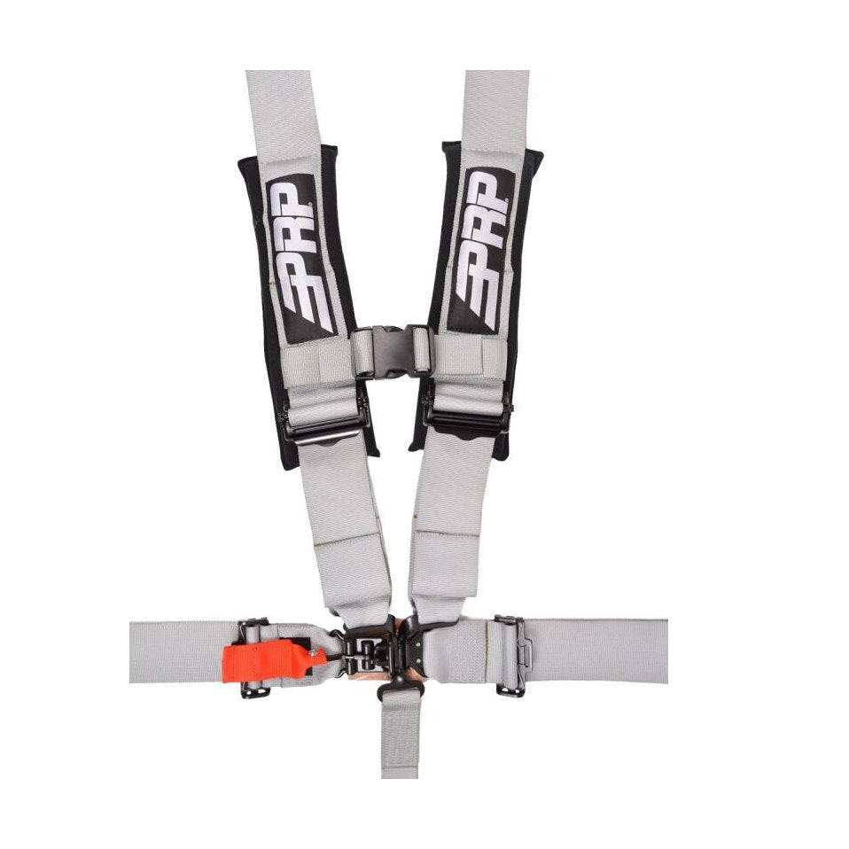 PRP 5.3 5-Point UTV Harness - SFI Rated - Silver
