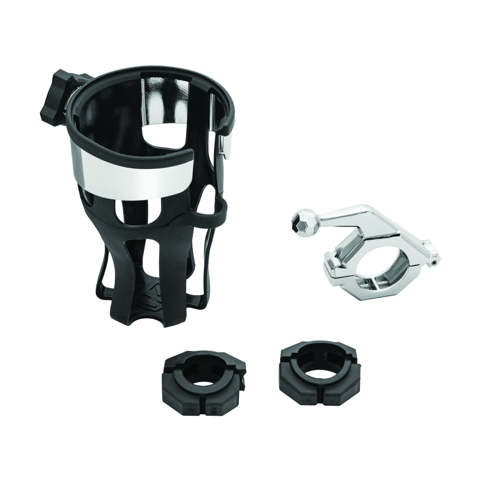 Kuryakyn Reflex Drink Holder With Bar Mount Universal Chrome