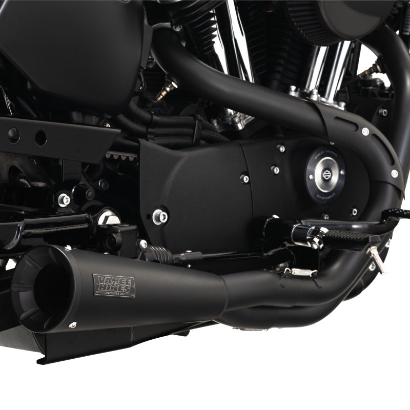 Vance & Hines Sportster 04-13 SS 2-Into-1 Black Full System Exhaust product image