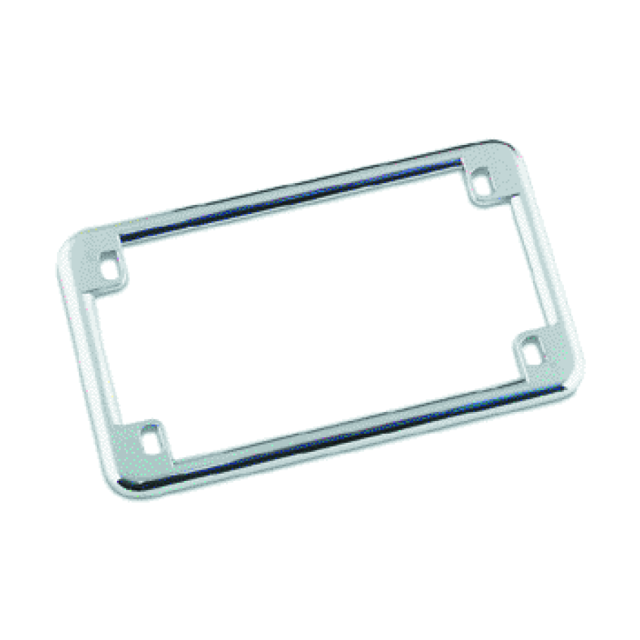 Biker's Choice Chrome License Plate Frame 6-3/4 X 3 3/4 Custom product image