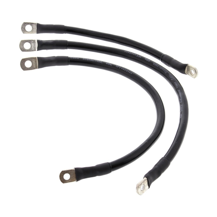 All Balls Racing Harley-Davidson Battery Cable Kit Black 79-3013-1