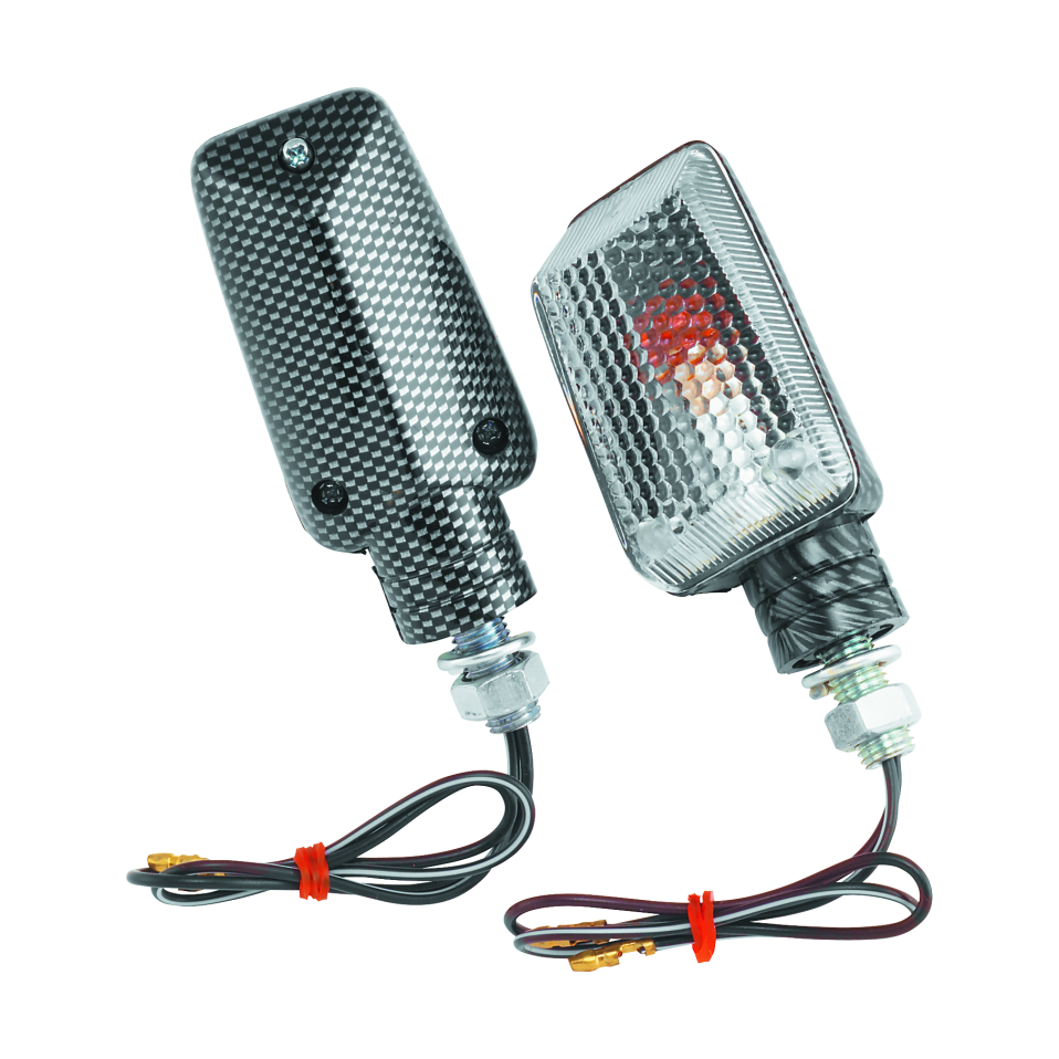 BikeMaster Universal Ministalk Marker Light Carbon/Clear product image