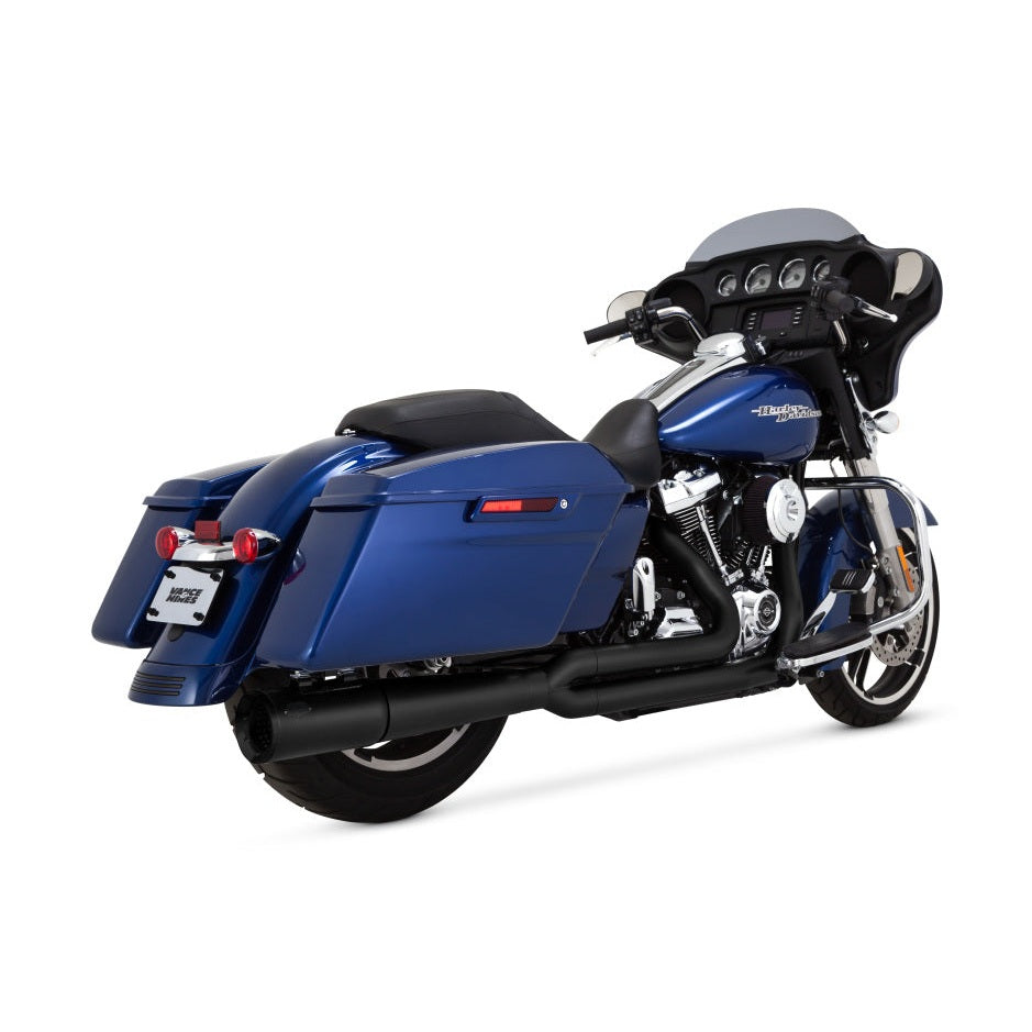 Vance & Hines Dresser 17-22 Pro Pipe 2-Into-1 Black PCX Exhaust product image