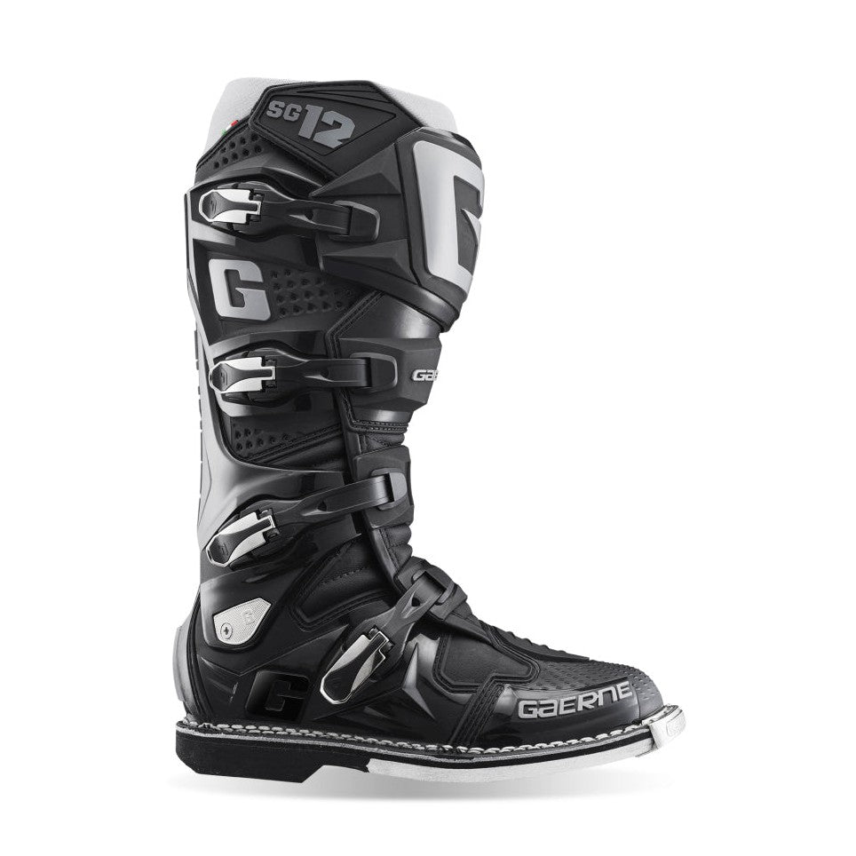Gaerne SG12 Motocross Boots Black - Size 11