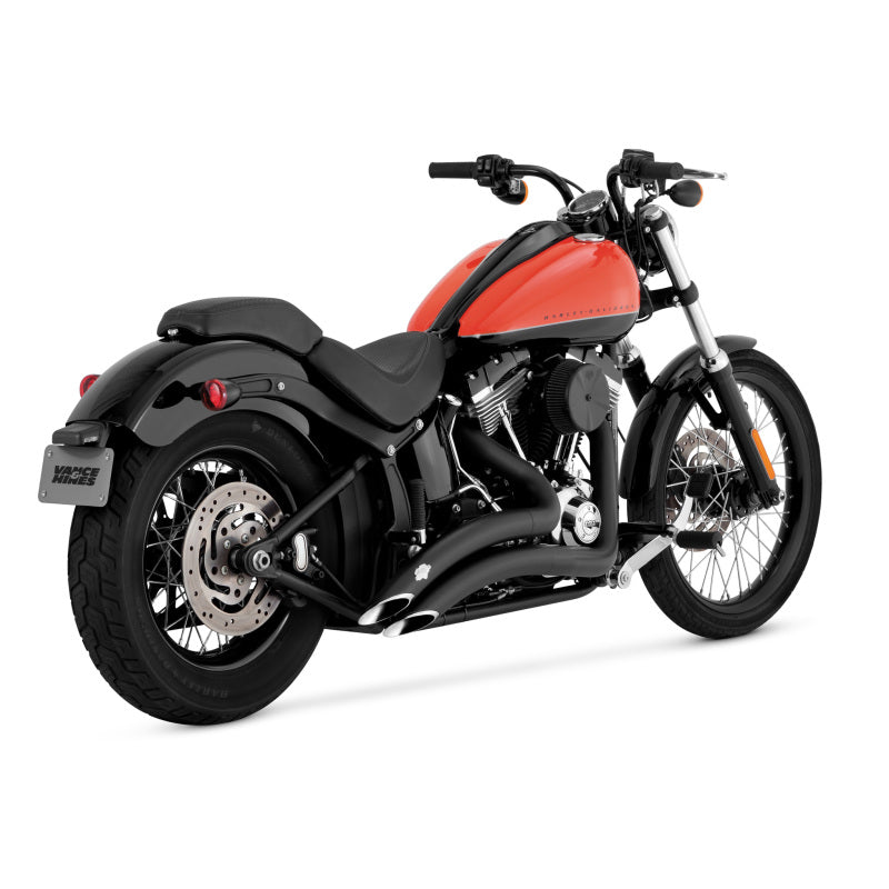 Vance & Hines Softail 86-09 Big Radius 2-Into-2 Black Exhaust product image