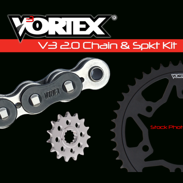 Vortex Racing 525 Chain & Sprocket Kit CK6421 Black - Vortex Racing motorcycle part