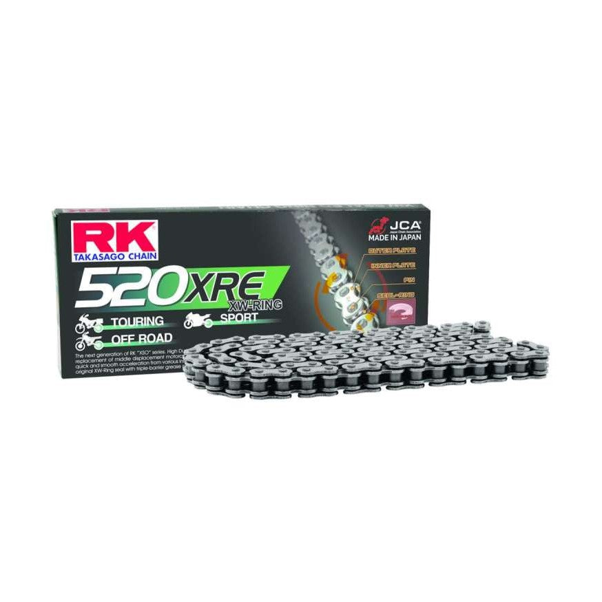 RK Chain 520XRE XW-Ring Motorcycle Chain 120L Natural