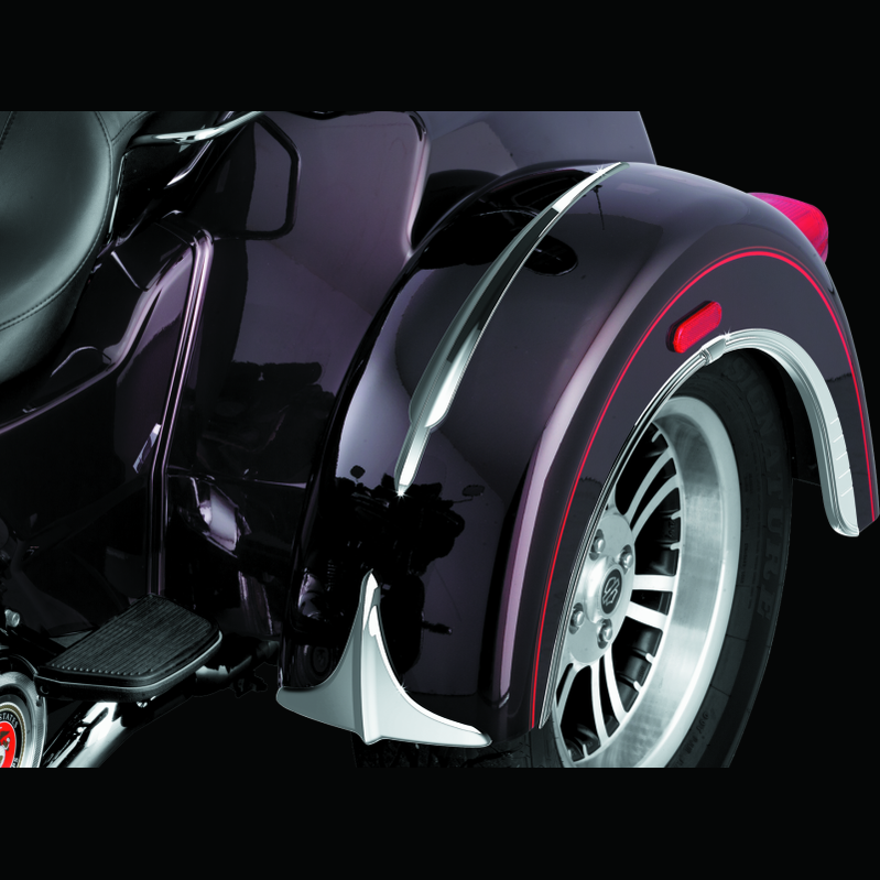Kuryakyn Top Fender Accent For Trikes Chrome - Harley-Davidson