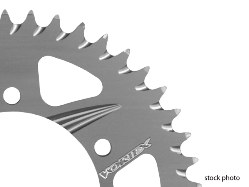 Vortex Racing Aluminum Rear Sprocket 420 37T - Silver - Vortex Racing motorcycle part