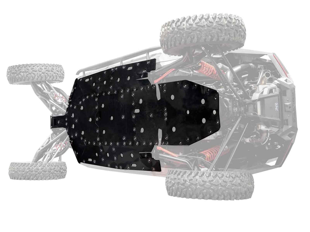 Polaris RZR Turbo R 4 Full Skid Plate