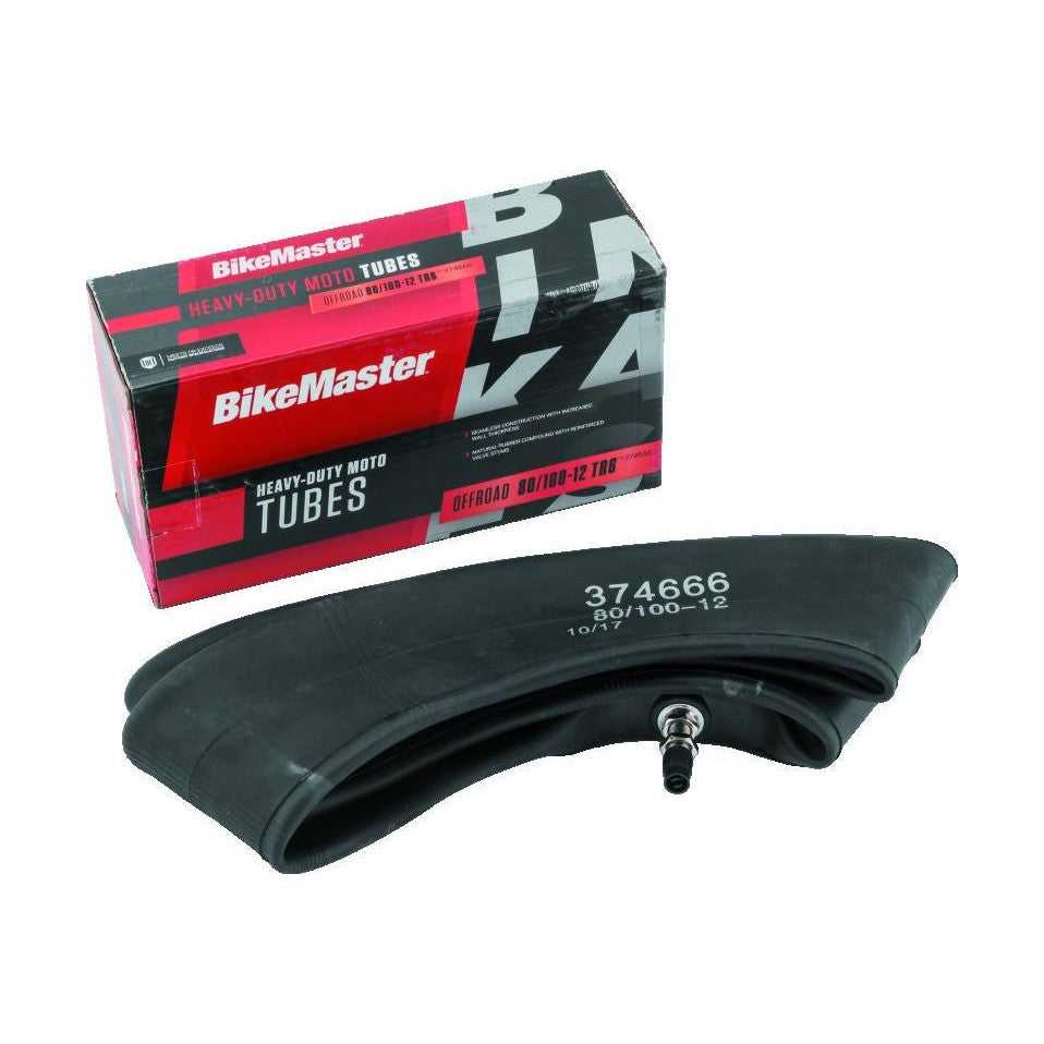 BikeMaster 80/100-12 TR6 Heavy-Duty Motorcycle Inner Tube product image