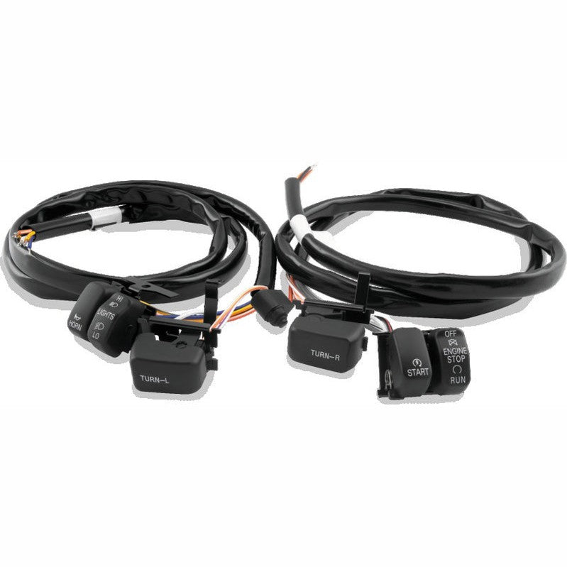 Twin Power Big Twin / Sportster Black Handlebar Switch Kit