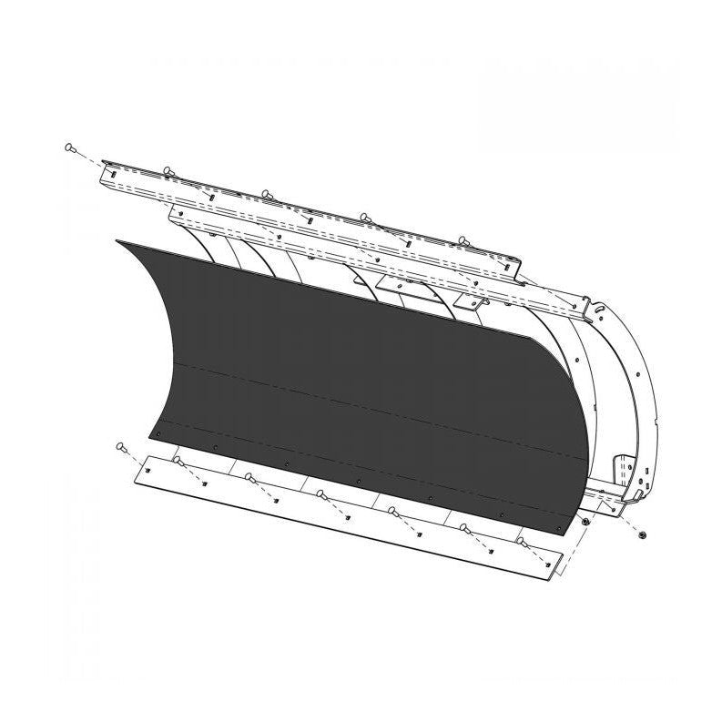 KFI 105858-R Poly Blade Replacement 60"