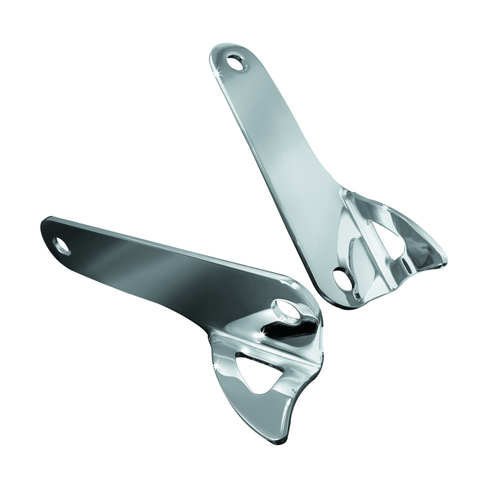 Kuryakyn Teardrop Tie Down Brackets Touring Models Chrome