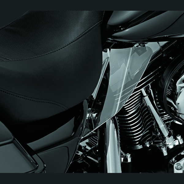 Kuryakyn Saddle Shields Heat Deflectors 08 Touring Smoke