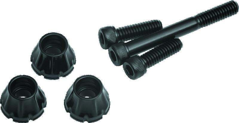 Kuryakyn Windshield Screws FL Touring Models Black - Harley-Davidson