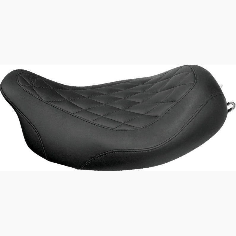 Mustang 08-21 Harley Touring Solo Motorcycle Seat Diamond Stitch motorcycle seat accessory